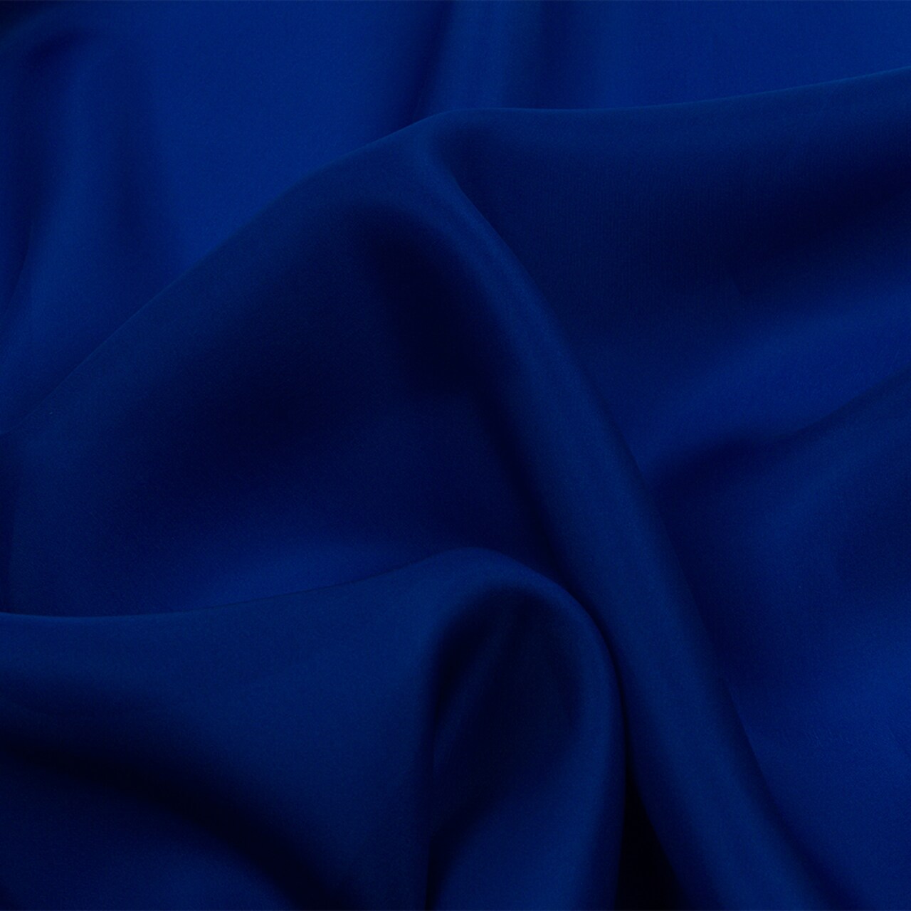 1 Yard Mazarine Blue Premium Silk Satin Face Organza Fabric for Evening Gowns and Dresses 54" Width